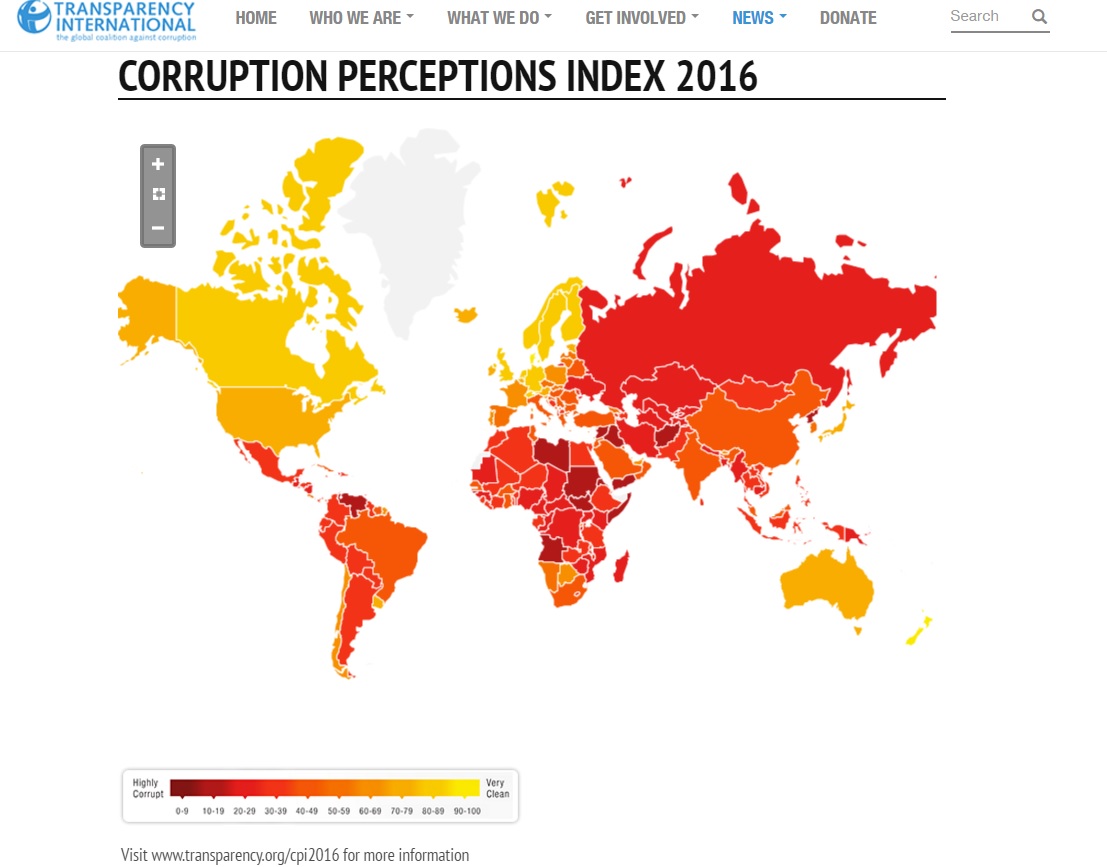 Escândalos fazem Brasil perder 3 posições em ranking global de corrupção